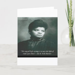 Ida B Wells & Truth Quote Card