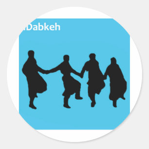 iDabkeh Classic Round Sticker