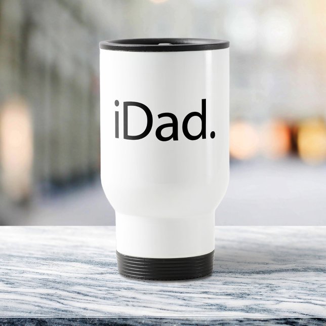 iDad. Logo (i Dad) Travel Mug (Creator Uploaded)