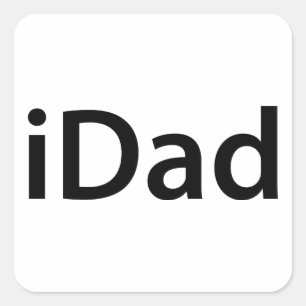 iDad Square Sticker