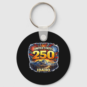 Idaho 250 Mountain Landscape Shirt United States 4 Key Ring
