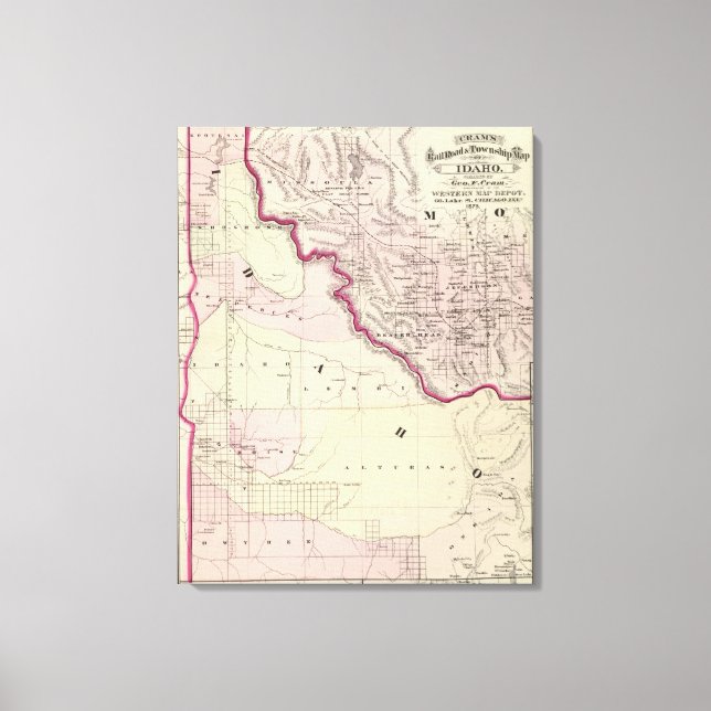 Idaho 2 canvas print (Front)