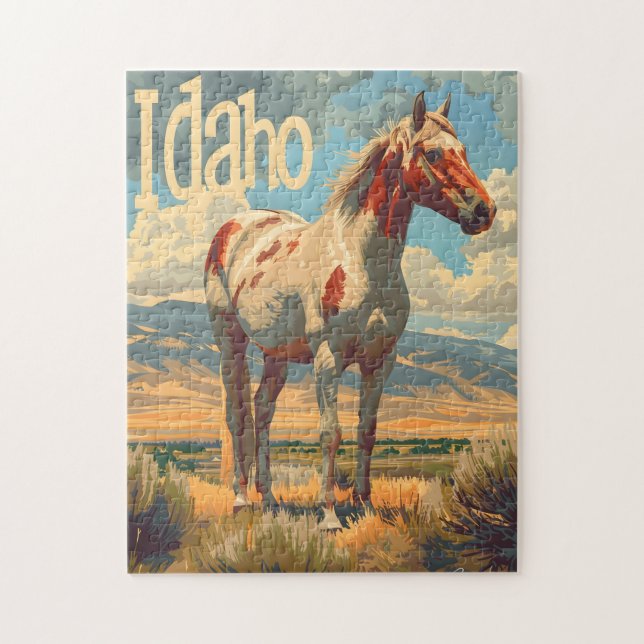 Idaho Appaloosa Horse Jigsaw Puzzle (Vertical)