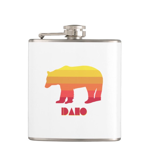 Idaho Bear Hip Flask (Front)