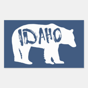 Idaho Bear Rectangular Sticker