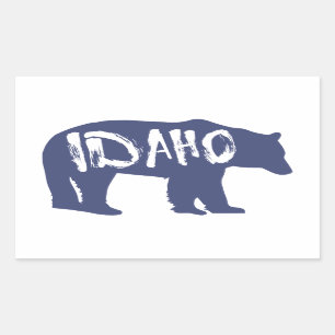 Idaho Bear Rectangular Sticker