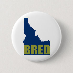 Idaho Bred 6 Cm Round Badge