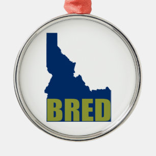 Idaho Bred Metal Tree Decoration
