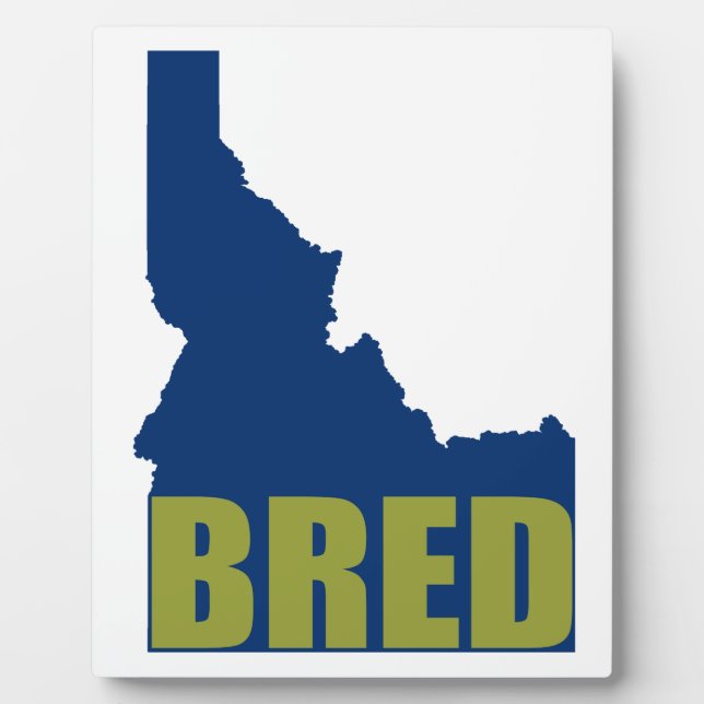 Idaho Bred Plaque (Front)