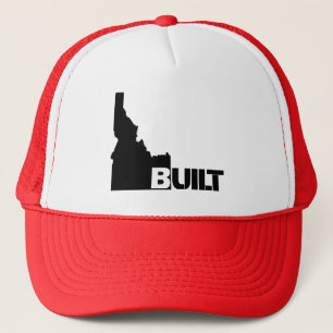 Idaho Built Centre (Black) Trucker Hat