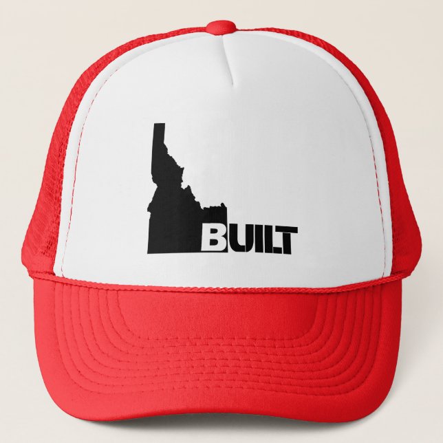 Idaho Built Centre (Black) Trucker Hat (Front)