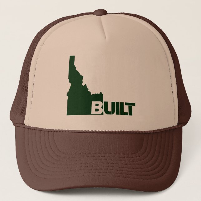 Idaho Built Centre (Dark Green) Trucker Hat (Front)