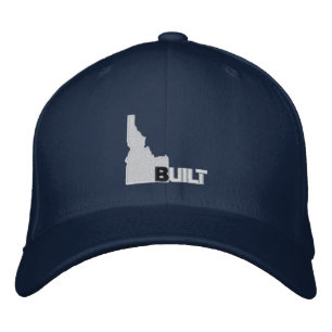 Idaho Built Centre Embroidered Baseball Cap