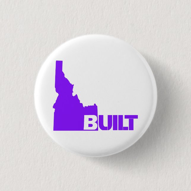 Idaho Built (Purple) Button (Front)