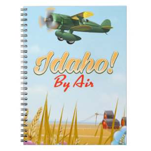 Idaho! By air Spiral Notebook