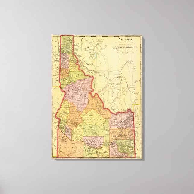 Idaho Canvas Print (Front)
