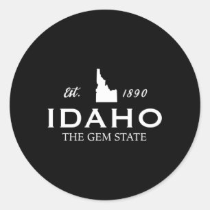 Idaho Classic Round Sticker