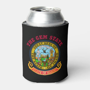 IDAHO CROSSROADS STATE FLAG CAN COOLER