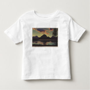 Idaho - Dusk View of Mt. Moran & Jackson Lake Toddler T-Shirt