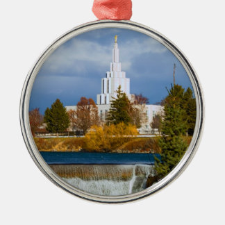 Idaho Falls Temple Metal Tree Decoration