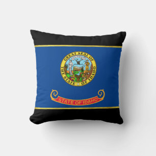 Idaho flag cushion