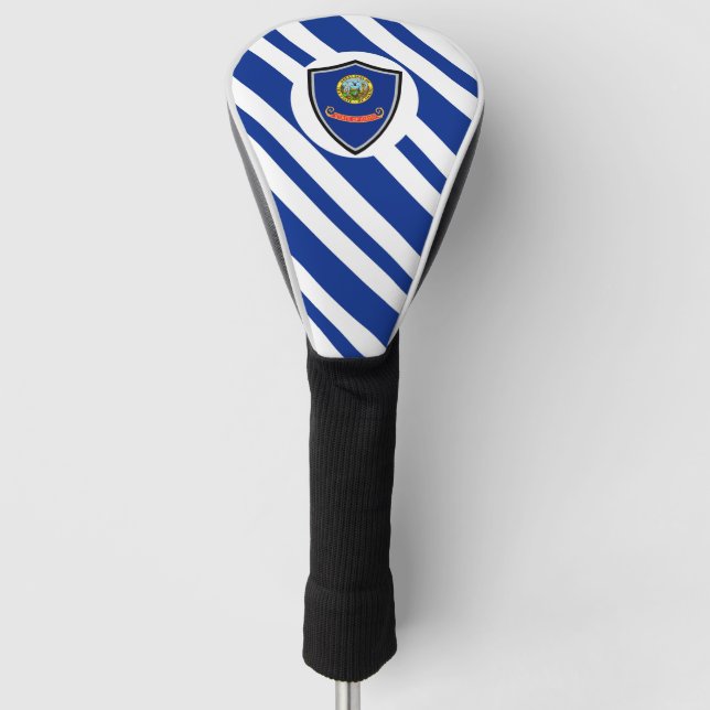 Idaho flag golf head cover (Front)