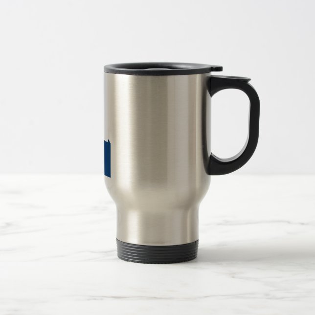 Idaho Flag Map Travel Mug (Right)