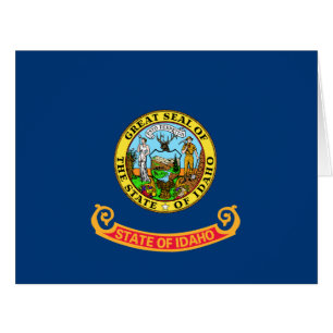 Idaho Flag: the Gem State, America Mountain West