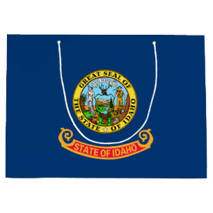 Idaho Flag: the Gem State, America Mountain West Large Gift Bag