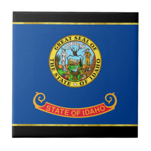 Idaho flag tile