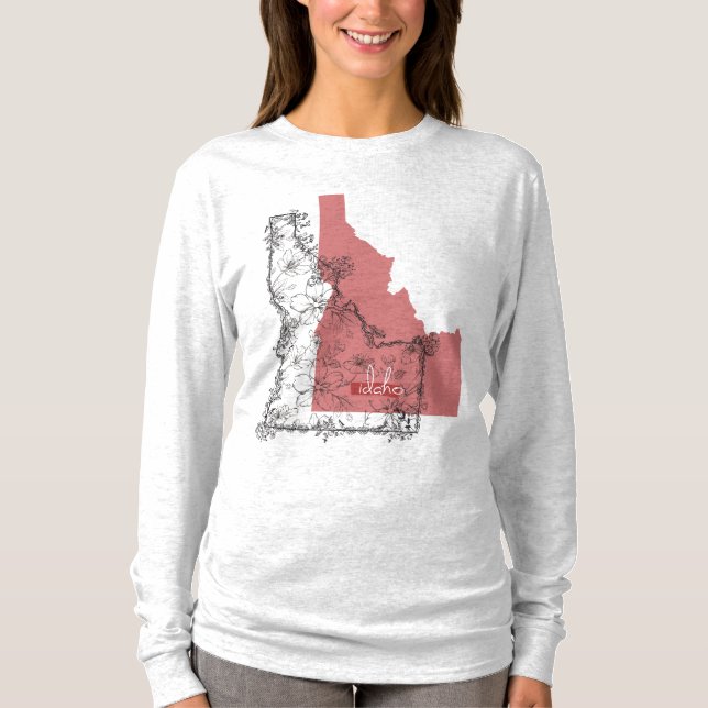 Idaho Fleur Floral T-shirt (Front)