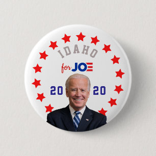 IDAHO for Joe Biden Presidential Election 2020 6 Cm Round Badge