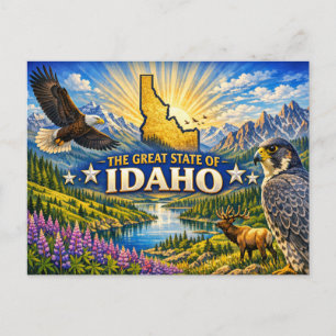 Idaho Greetings Postcard 