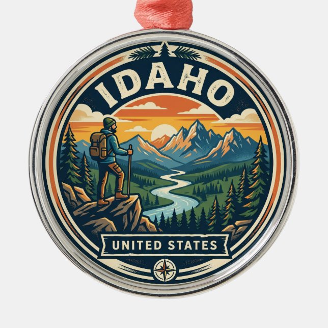 Idaho Idaho Metal Tree Decoration (Front)