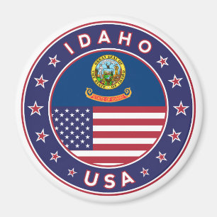 Idaho, Idaho USA, Idaho sticker Magnet