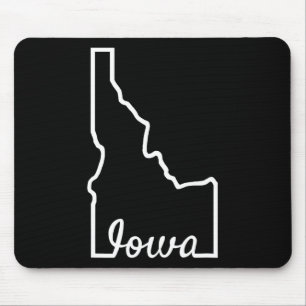 Idaho Iowa Funny Geography Mix Up Joke Idawa State Mouse Pad