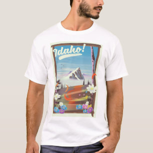 Idaho! landscape travel poster T-Shirt