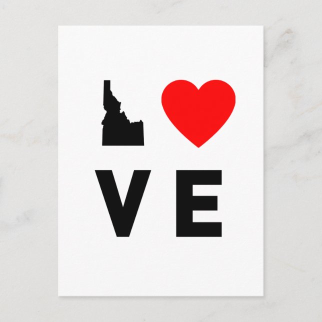 Idaho Love Postcard (Front)