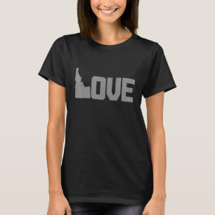 Idaho LOVE Pride State Map Funny Vintage T-Shirt