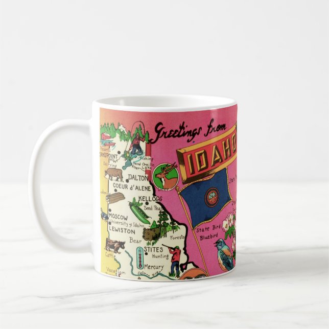 Idaho Map Mug (Left)