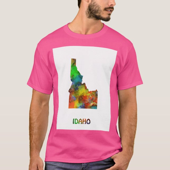 idaho map T-Shirt (Front)