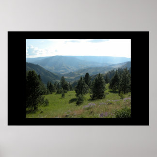 Idaho Mountain Landscape Poster
