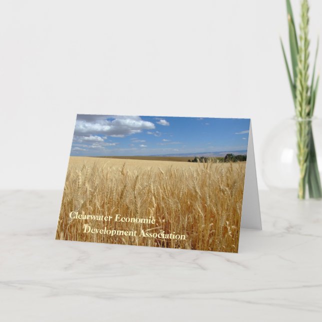 Idaho Palouse - Customised Card (Front)