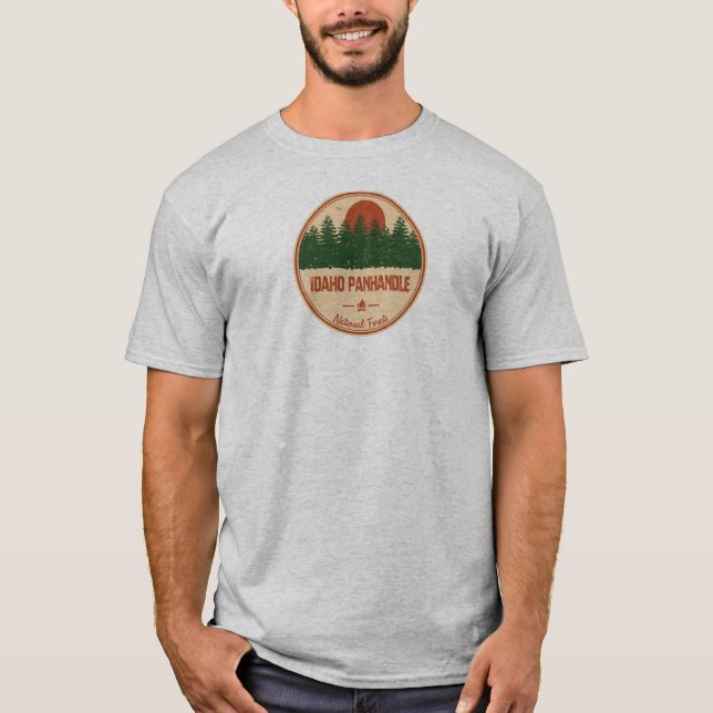 Idaho Panhandle National Forests T-Shirt (Front)