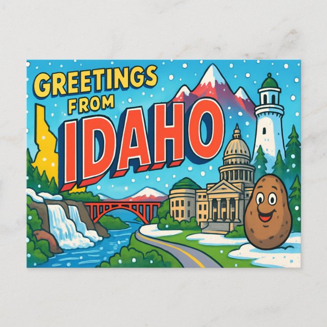 IDAHO Postcard (Front)