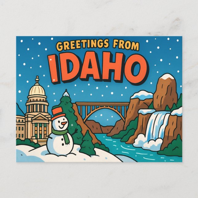 IDAHO Postcard (Front)