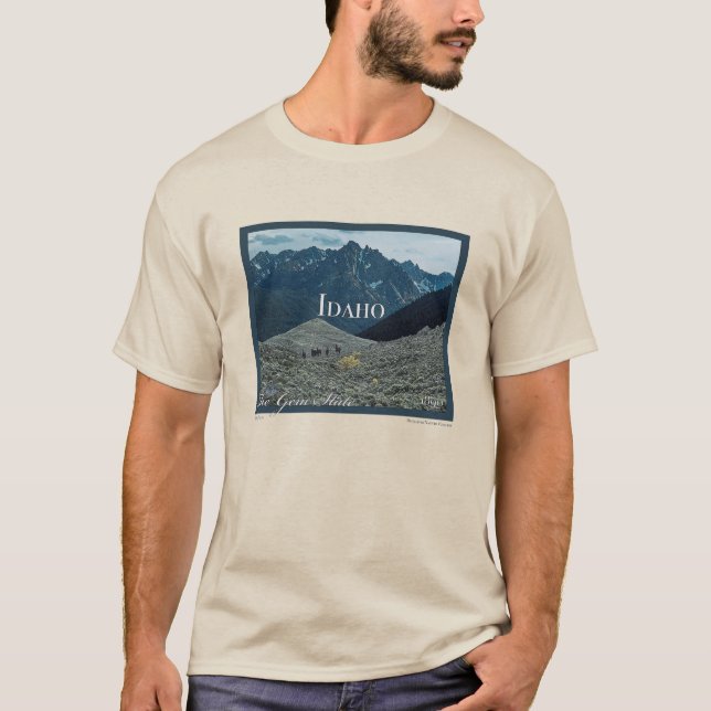 Idaho Poster Art T-Shirt (Front)