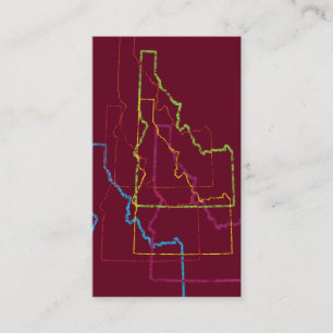 idaho pride blur business card
