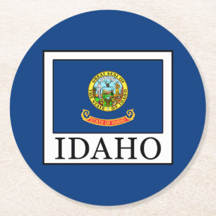 Idaho Round Paper Coaster