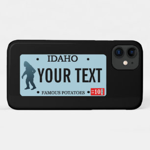 Idaho Sasquatch License Plate Case-Mate iPhone Case